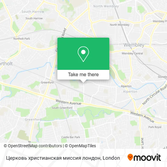 Церковь христианская миссия лондон map