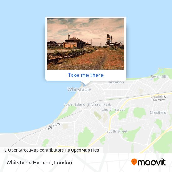 Whitstable Harbour map