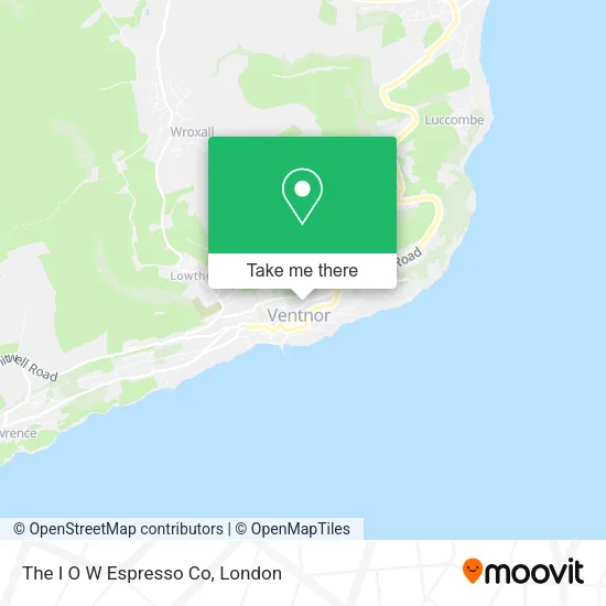 The I O W Espresso Co map
