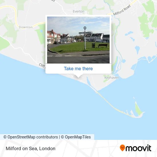 Milford on Sea map