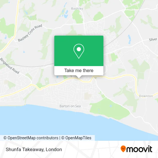 Shunfa Takeaway map