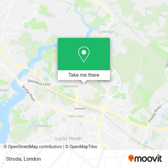 Stroda map
