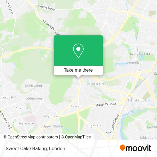 Sweet Cake Baking map