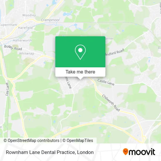 Rownham Lane Dental Practice map