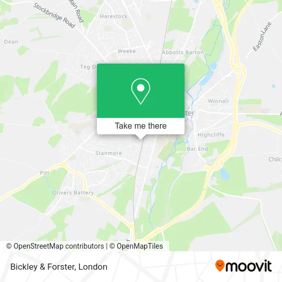 Bickley & Forster map