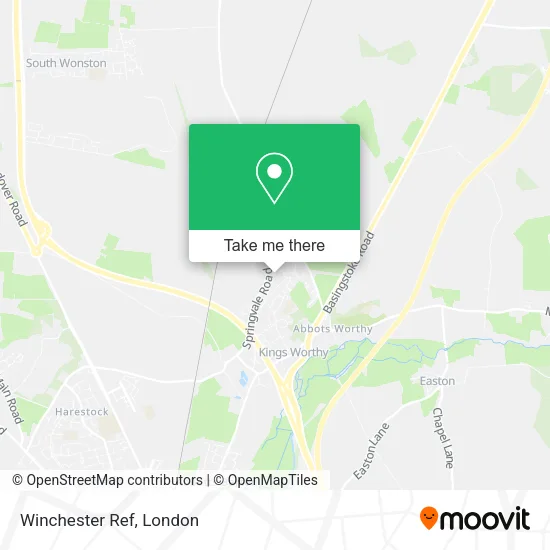Winchester Ref map