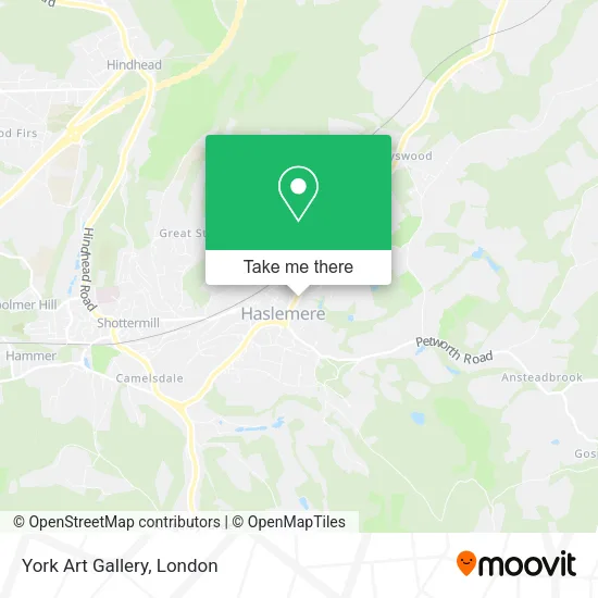 York Art Gallery map