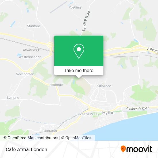 Cafe Atma map