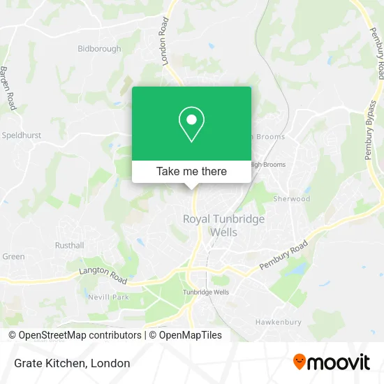 Grate Kitchen map