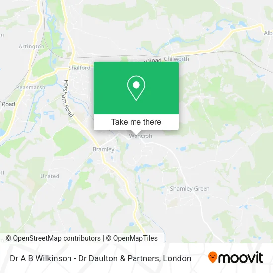 Dr A B Wilkinson - Dr Daulton & Partners map