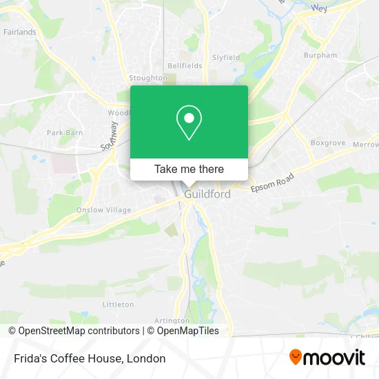 Frida's Coffee House map