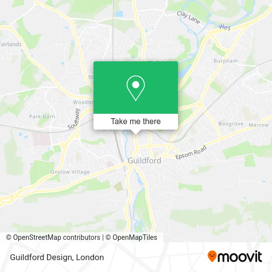 Guildford Design map