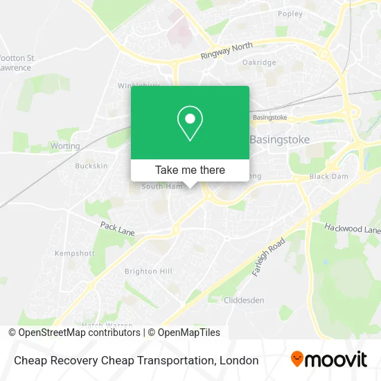 Cheap Recovery Cheap Transportation map