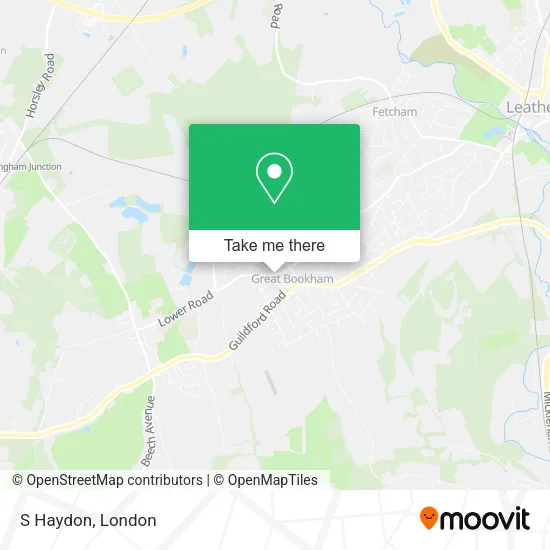 S Haydon map