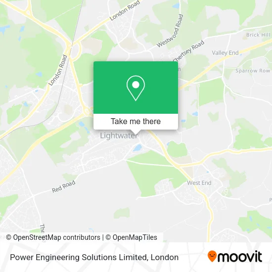 Power Engineering Solutions Limited map