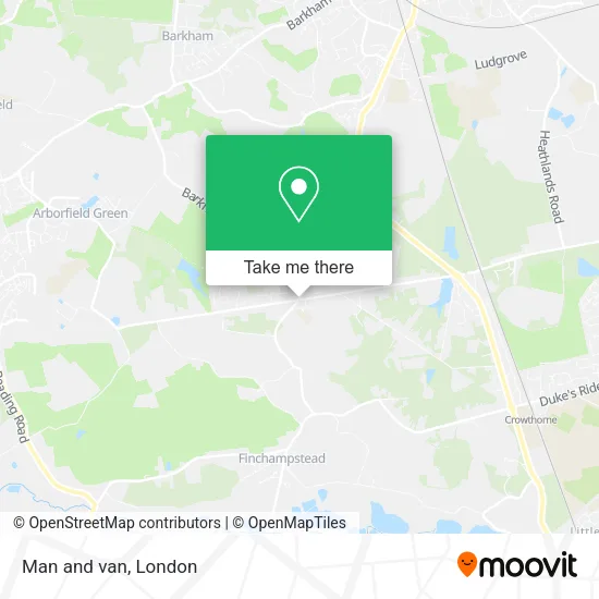 Man and van map
