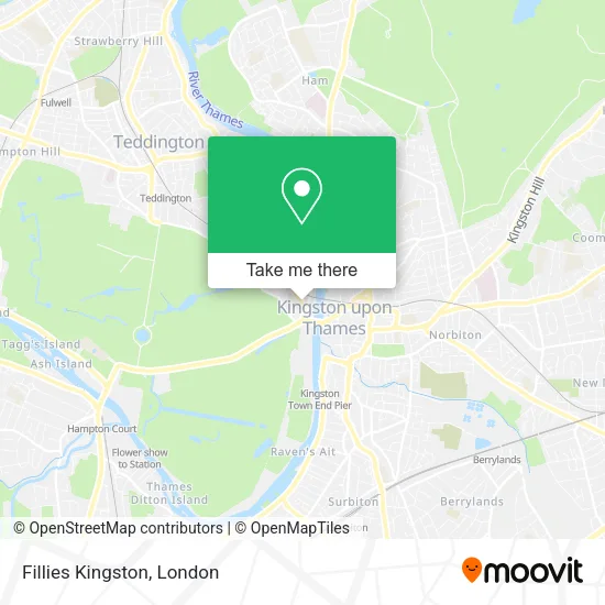 Fillies Kingston map