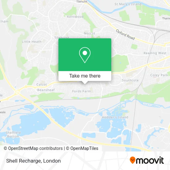 Shell Recharge map