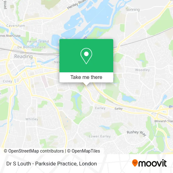 Dr S Louth - Parkside Practice map