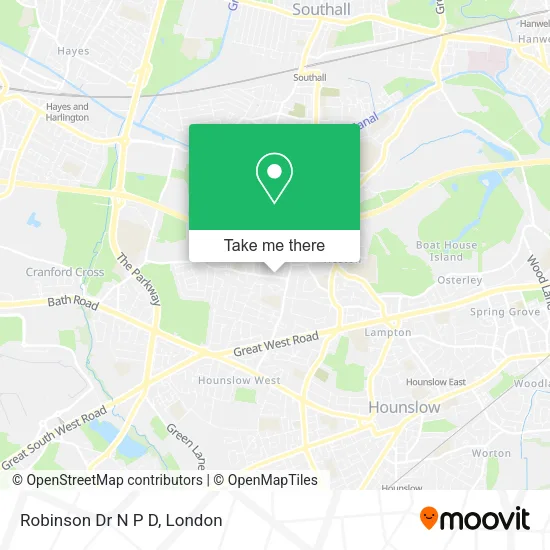 Robinson Dr N P D map