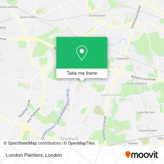 London Painters map