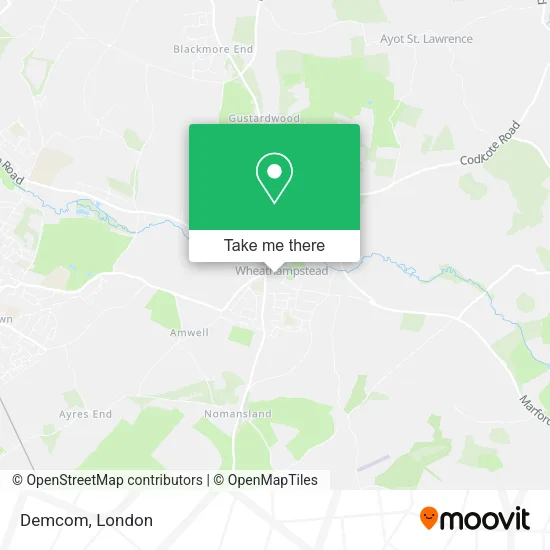Demcom map