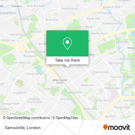 Samsonite map