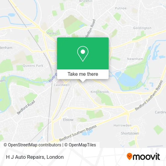 H J Auto Repairs map