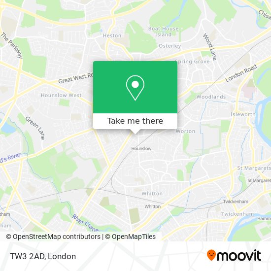 TW3 2AD map