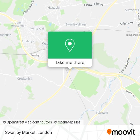 Swanley Market map
