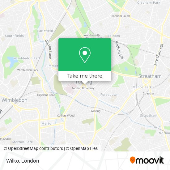 Wilko map