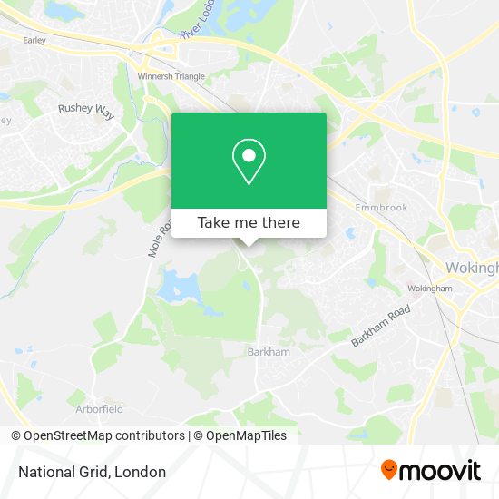 National Grid map