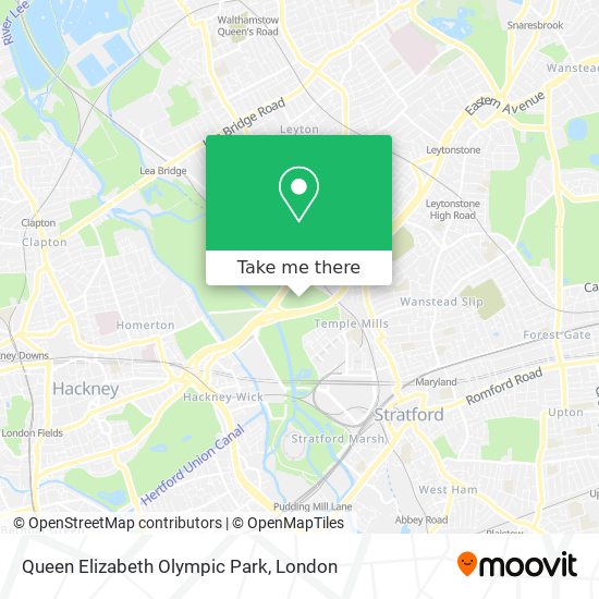 Queen Elizabeth Olympic Park map