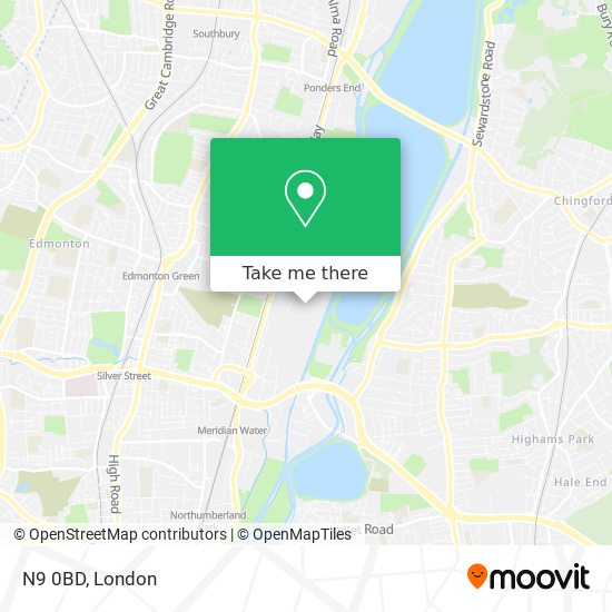 N9 0BD map