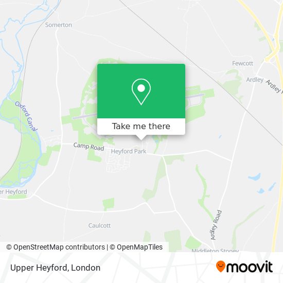 Upper Heyford map