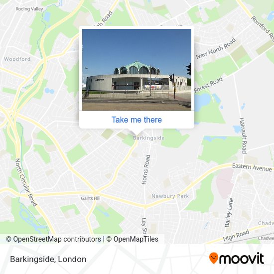 How to get to Barkingside by bus, train or Tube?