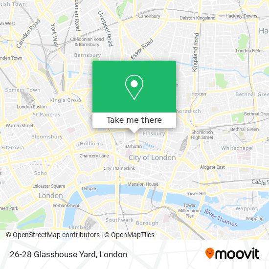 26-28 Glasshouse Yard map