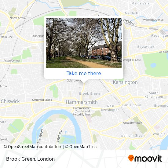 Brook Green map