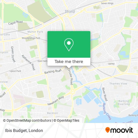 Ibis Budget map