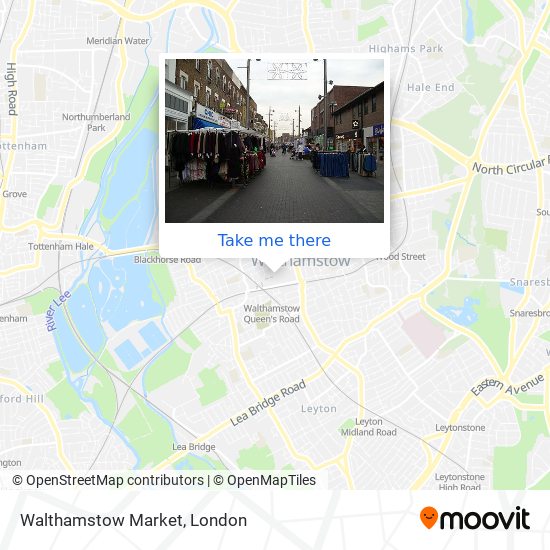 Walthamstow Market map