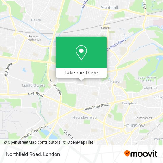 Northfield Road map