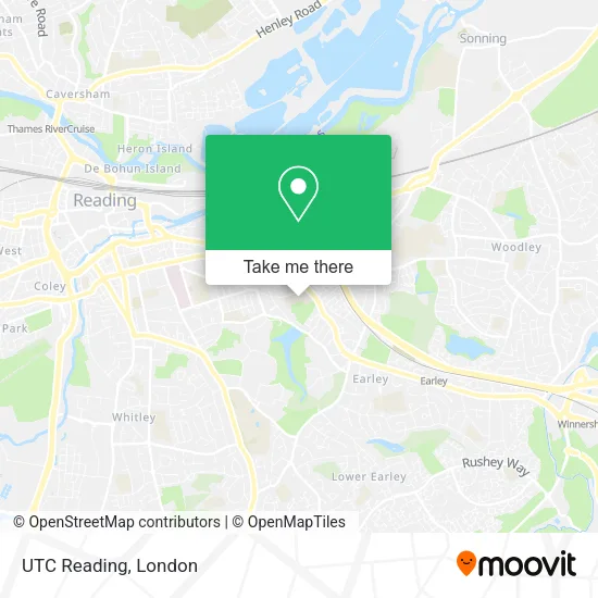 UTC Reading map