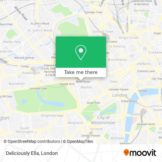 Deliciously Ella map
