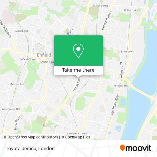 Toyota Jemca map