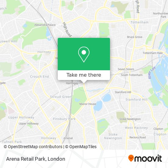 Arena Retail Park map