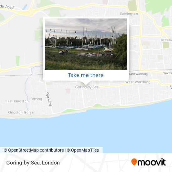 Goring-by-Sea map