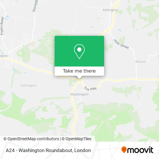 A24 - Washington Roundabout map