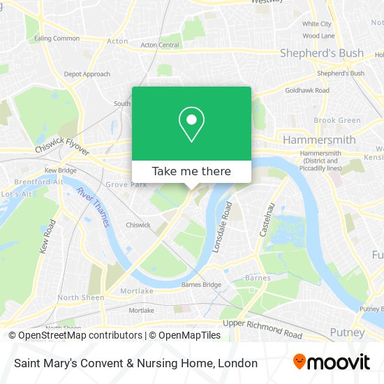 Saint Mary's Convent & Nursing Home map