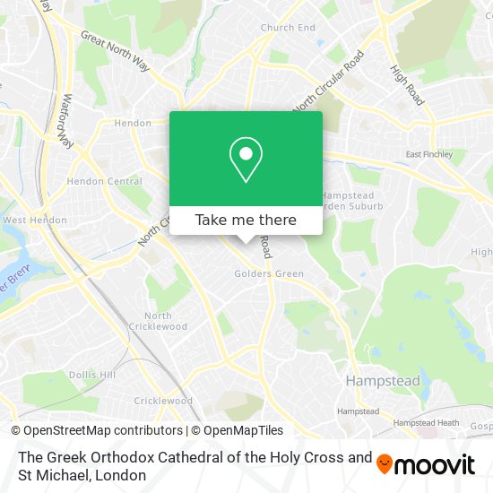 The Greek Orthodox Cathedral of the Holy Cross and St Michael map
