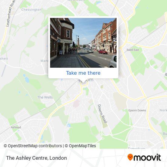 The Ashley Centre map